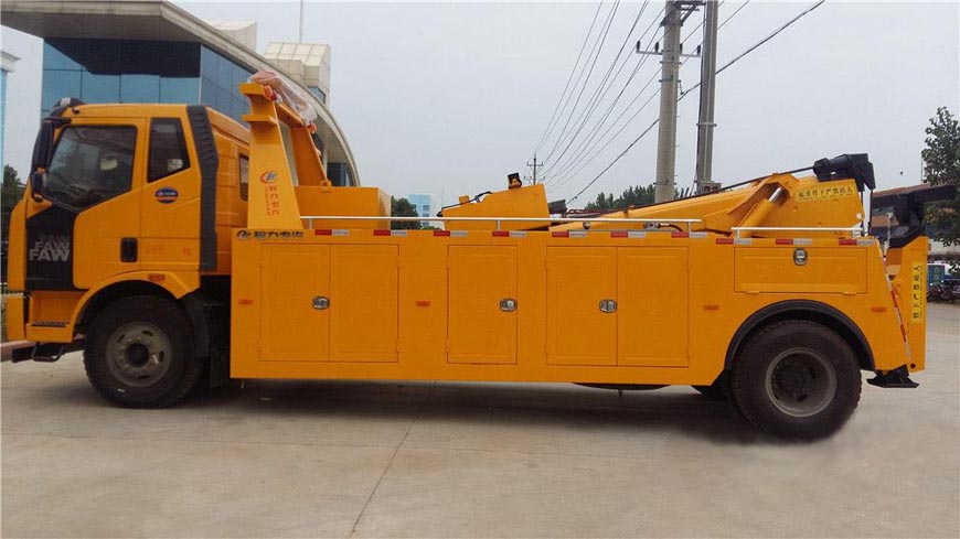 解放單橋CLW5160TQZC5一托一清障車(chē)